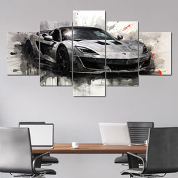 Car Collection 28 - Rider Art - NicheCanvas