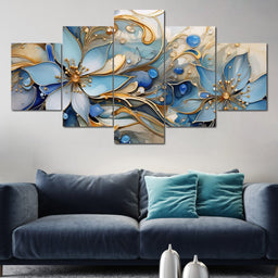 Luminous Floral Bloom - NicheCanvas