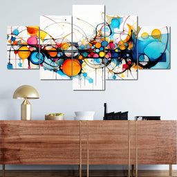 Symmetric Crimson Splendor - NicheCanvas