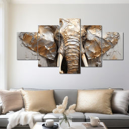 Silver Elephant - NicheCanvas