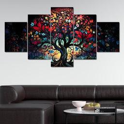 Four Seasons of the Tree of Love - NicheCanvas