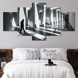 Stride Through Concrete - NicheCanvas