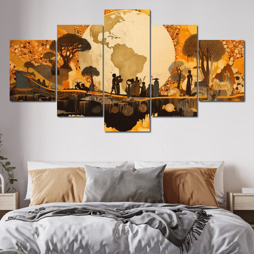 African Landscape - Sakeem Gibbs Canvas Print