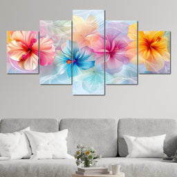 A Fantasy of Flowers - Tooples Art - NicheCanvas