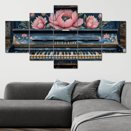 Floral Music Collection 08 - Wildrose Creations - NicheCanvas