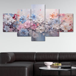 Serene Petals in Pastoral Scenes - NicheCanvas
