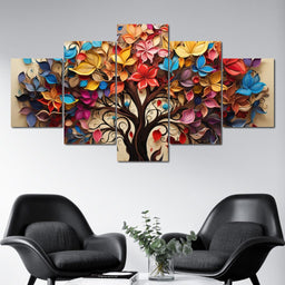 Four Seasons of the Tree of Life - NicheCanvas