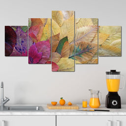 Fallen Autumn Leaves - NicheCanvas