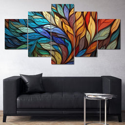 Mosaic Serenity Shadows - NicheCanvas