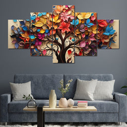 Four Seasons of the Tree of Life - NicheCanvas