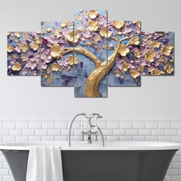 Golden Lavender Euphoria - NicheCanvas