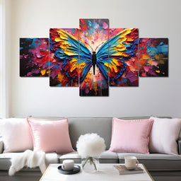 Vibrant Metamorphosis Burst - NicheCanvas