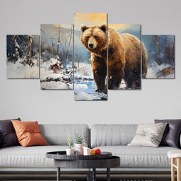 Winter Sovereign's Stroll - NicheCanvas