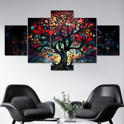 Four Seasons of the Tree of Love - NicheCanvas