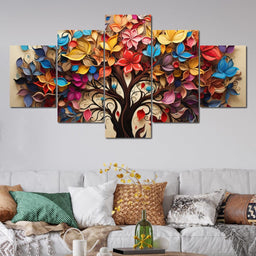 Four Seasons of the Tree of Life - NicheCanvas