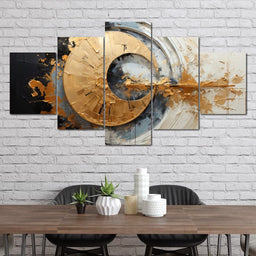 Golden Vortex of Dreams - Tanni Cylon - NicheCanvas