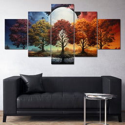 Four Seasons Forest - NicheCanvas
