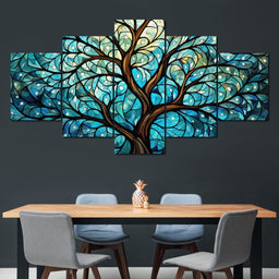Organic Azure Foliage - Cole Williams - NicheCanvas