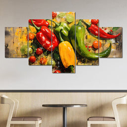 Vibrant Harvest Symphony - Wildrose Creations - NicheCanvas