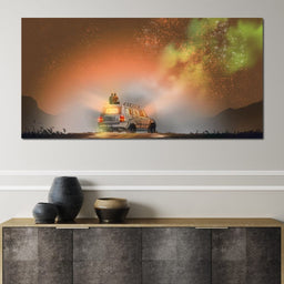 Admiring the Milky Way - NicheCanvas