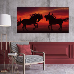 Stallion Sunset - Johanjjf - NicheCanvas