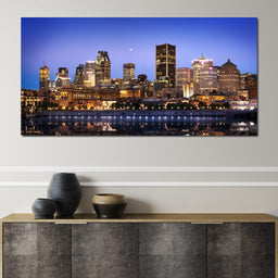 Montreal Skyline - NicheCanvas