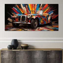 MG Roadster - RiderArt - NicheCanvas