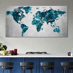 World Map 4 - Mateo - NicheCanvas