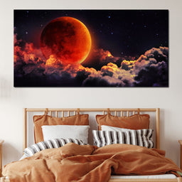 Red Moon - NicheCanvas