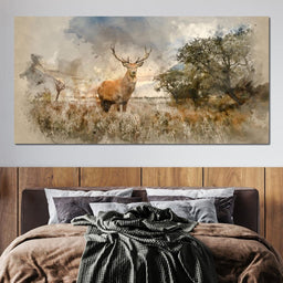 Red Deer - NicheCanvas