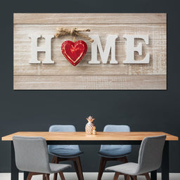 Home Is Where The Heart Is - NicheCanvas