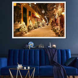 Christmas in Quebec City - NicheCanvas