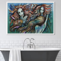 The 4 Mermaids - NicheCanvas