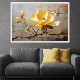 Yellow Magnolia Tree - Wildrose Creations - NicheCanvas