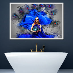 Feather Gown - Johanjjf - NicheCanvas