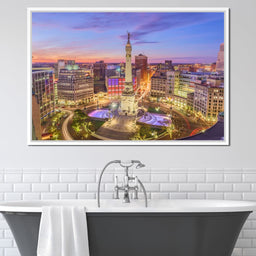 Indianapolis Skyline - NicheCanvas
