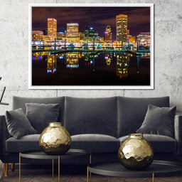 Baltimore Skyline - NicheCanvas