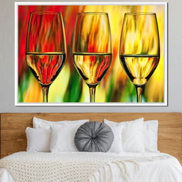 Multicolor Wine Glass - NicheCanvas