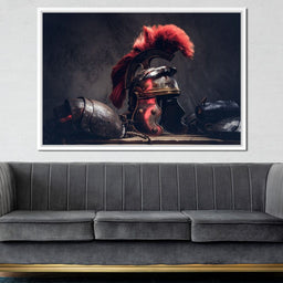 Roman Warrior Helmet - NicheCanvas
