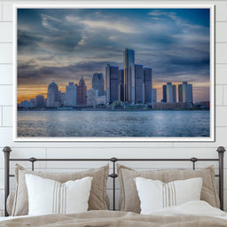 Detroit Skyline - NicheCanvas