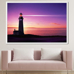 Lighthouse In Nova Scotia - NicheCanvas