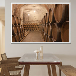 Barrels of Wine - NicheCanvas