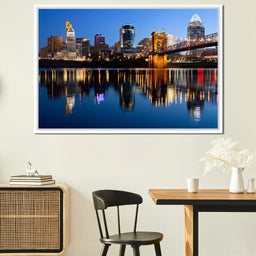 Cincinnati Skyline - NicheCanvas