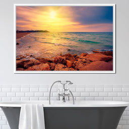 Sunset Over Tel Aviv - NicheCanvas