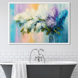 Lilac Flowers - NicheCanvas