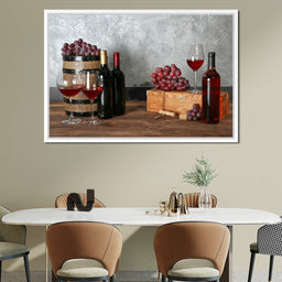 Red Wine Table - NicheCanvas