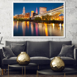 Cleveland Skyline - NicheCanvas