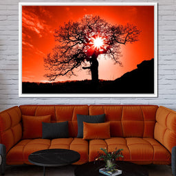 Red Dusk - NicheCanvas