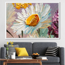 White Daisy - NicheCanvas