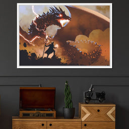 Black Magic Wizard - NicheCanvas